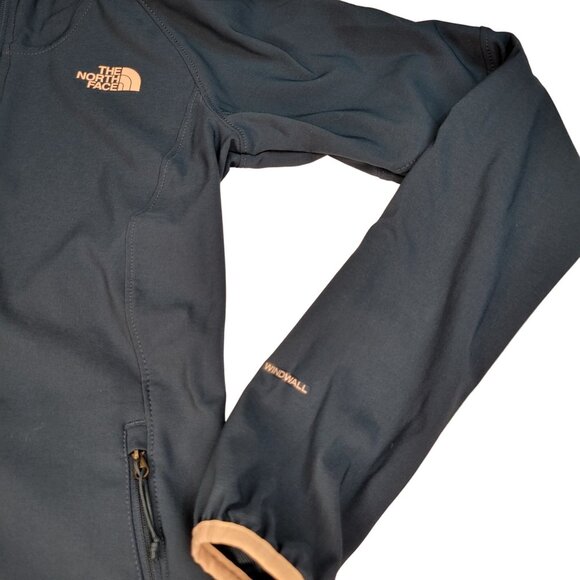 The North Face Womens WindWall Jacket Size XS Dark Ocean Blue Stretch Full-Zip H - Picture 3 of 9